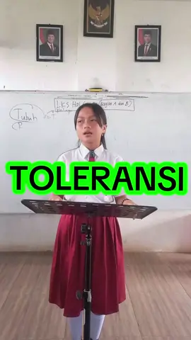 T O L E R A N S I #toleransiberagama #pidatotoleransi #sorotan #branda 