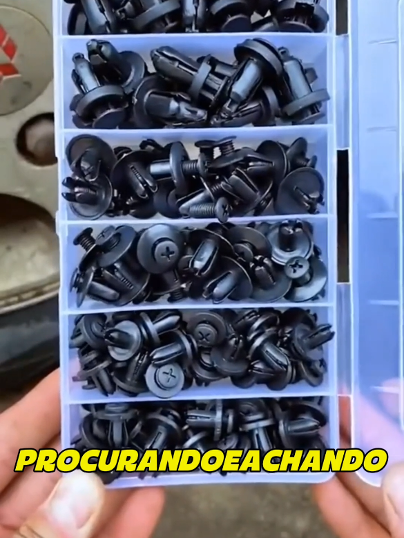Kit com 100 fixadores automotivos de presilhas  #kit100fixadoresautomotivosdepresilhas#carros#parachoque
