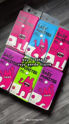Buy 1 take 5 pull out tissue #royopanda #tissue 