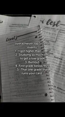 overachiever core #academicvalidation #studytok #relatable #fyp 