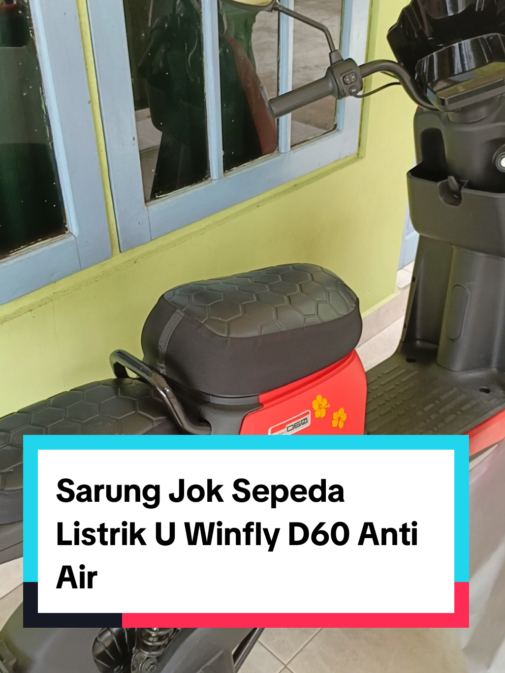 Sarung Jok Sepeda Listrik D60 #sarungjok #sepedalistrik #uwinfly 
