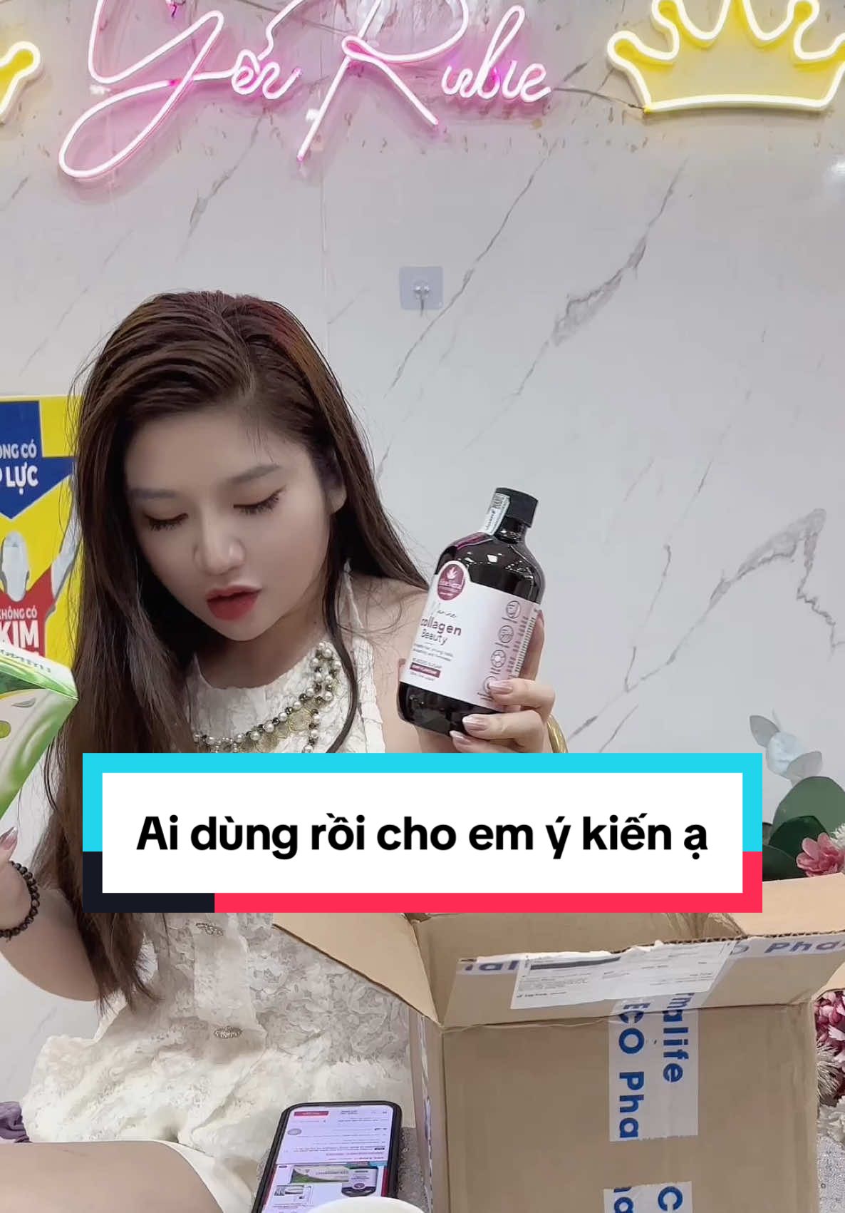 Mọi người đã dùng thử chưa ạ? #yenrubie #yenrubiereview #xuhuong #sansaletiktok #collagen 