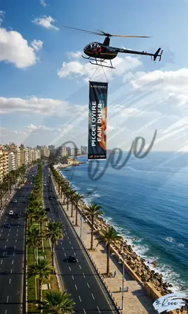 AI CGI Masterpiece | Helicopter Ad Banner | Alexandria Corniche 🚁🏖️ Witness the Alexandria Corniche transformed with next-level AI CGI! A helicopter flying over the sparkling sea, pulling a massive banner — all created with cinematic AI magic! 🌊🚁 #AIArt #CGIAnimation #Alexandria #CornicheView #HelicopterAd #CGIShorts #AIVisuals #Shorts