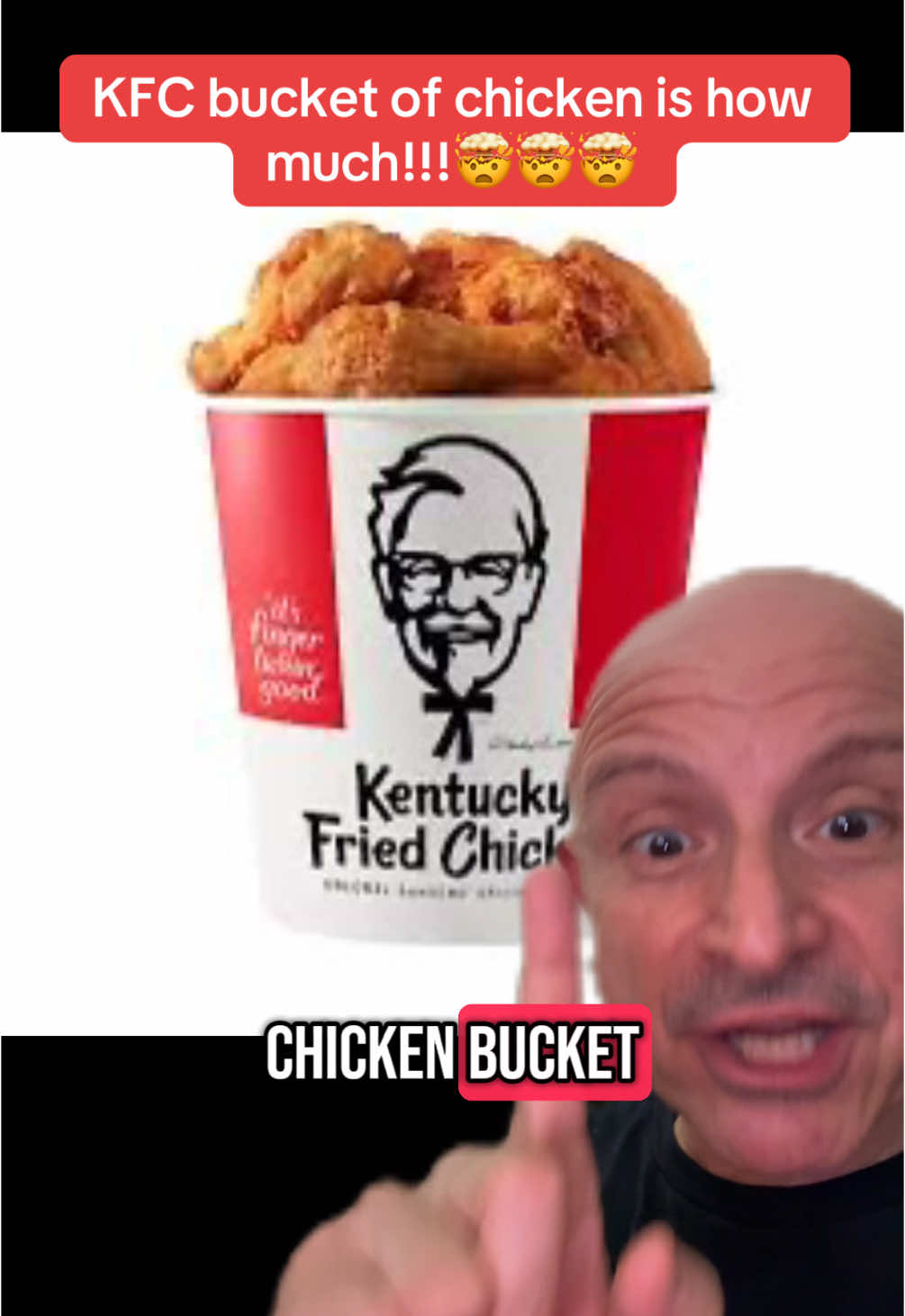 Is the price of fried chicken to much!!!🤯🚨 #kfc #chicken #inflation #expensive #trending #viral #fyp #foryoupage #ironjoe #Foodie #fastfood #thoughts #comment #greenscreen #greenscreenvideo 