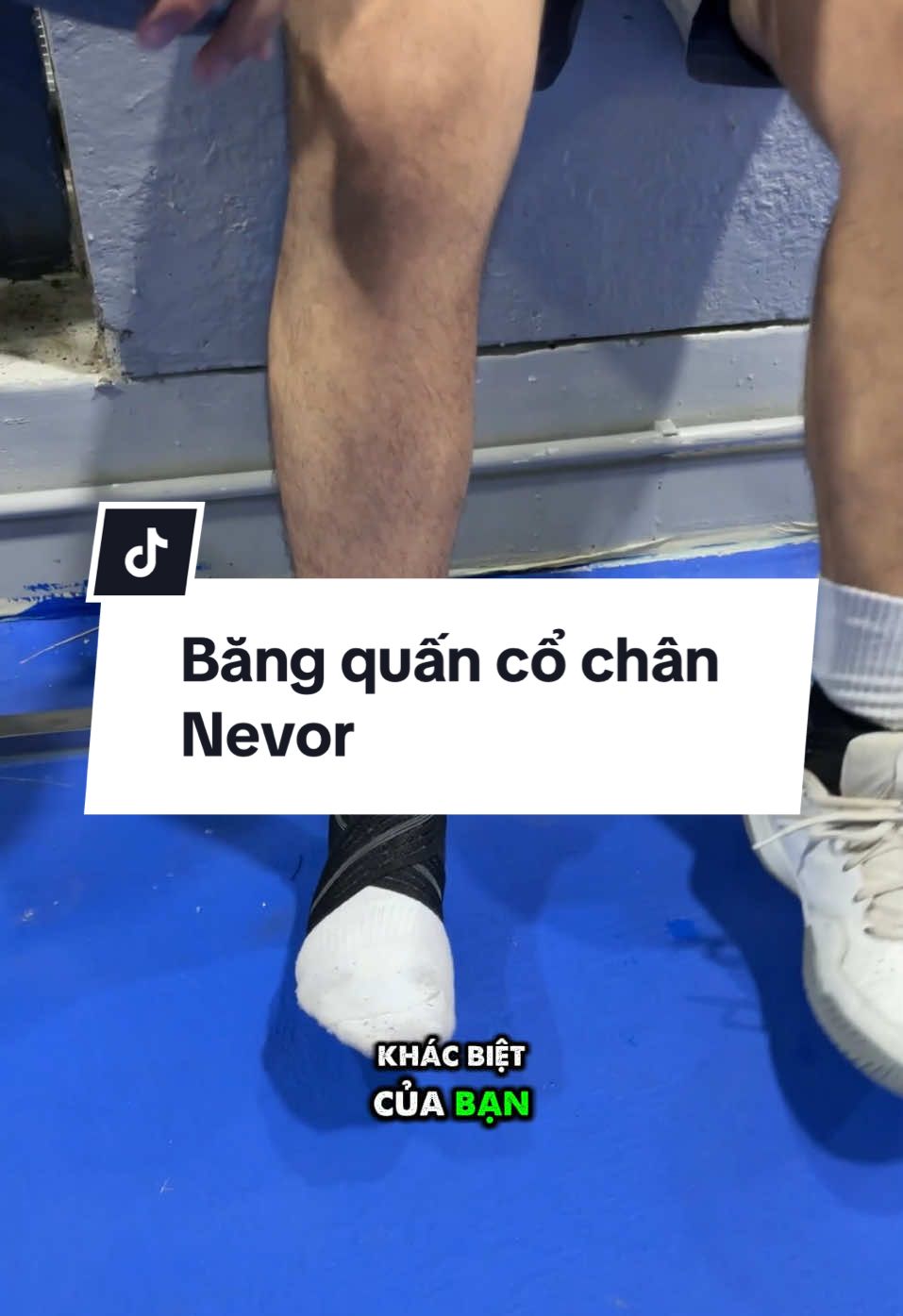 Băng quấn cổ chân cao cấp nhà Nevor. Thiết kế 2 mảnh độc quyền nên mang rất an toàn và thoải mái ❤️ #kytuong1995 #bangquancochan #quancochan #nevor #phongtranhchanthuong 