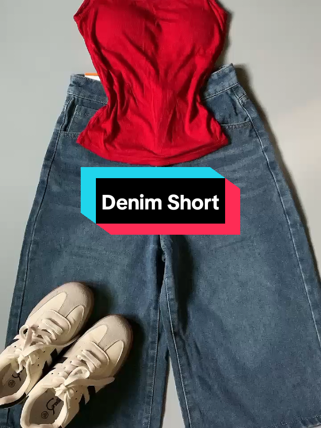 New Loose Men /Women Denim Short Retro Design High Waist #loose  #denim  #shorts  #highwaist 