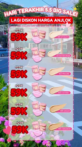 🔥 G2G 5.5 BIG SALE! Cungg yang pengen kembaran Make Up Set sama Sandrina! 🧏🏻‍♀️🙋🏻‍♀️ G2G Make Up Set bisa kamu bawa pulang 59ribuan aja loh per pcs-nya! Checkout di TikTok Live G2G sekarang ya~ 😍💕 #g2g #g2gcushion #bekasjerawat #kulitkusam #highcoverage #longlasting #waterproof #panthenol #mixberriesextract #powderfoundation #makeupsetg2g 
