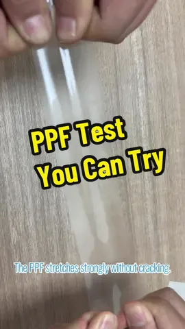 PPF test,you can try #PPF #paintprotectionfilm #sticker #jeelevinylfactory #windowtinting #windowtint #vinylwrap #vinyl #businessowner #carwrap #carwrapping #factory #carlover #installationGEL 