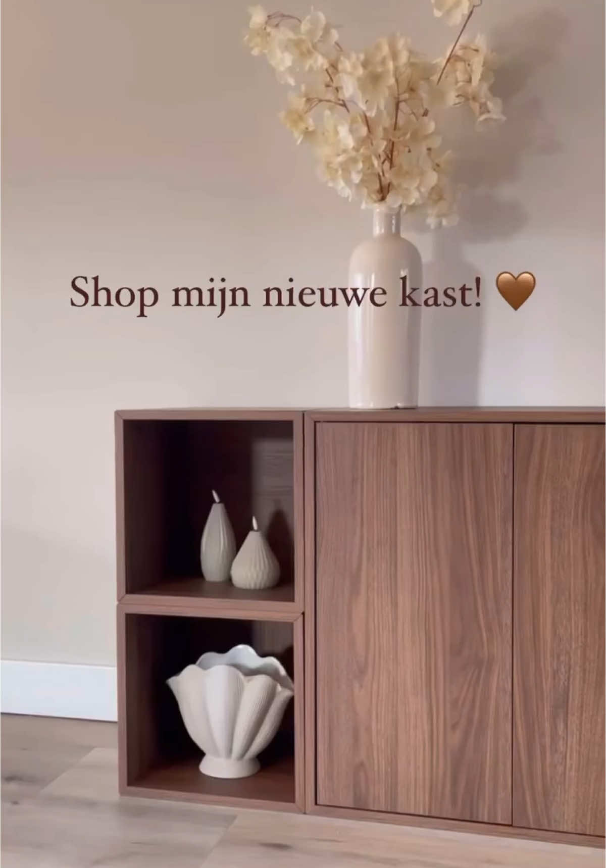 𝙽𝚒𝚎𝚞𝚠𝚎 𝚔𝚊𝚜𝚝! 🤎 Ik ben zó blij met onze nieuwe kast! Hij hangt inmiddels aan de muur in de hal! In de woonkamer vind ik hem eigenlijk ook heel erg mooi staan haha! 🤭 #eketkast #ikea #japandistyle #ikeaeket #beigeinterior #binnenkijkenbijmij #woonkamerinspiratie #interieur #interieurinspiratie
