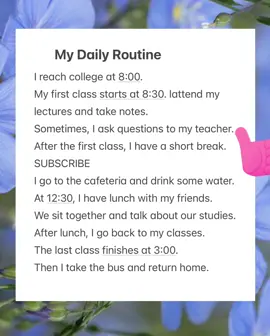 #my #daily #routine #