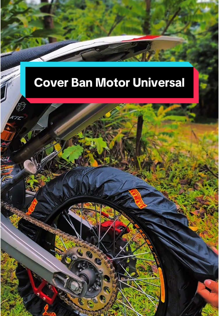 Biar ban motor ngga masuk angin nih🤭😎 #coverban #coverbanmotor #pelindungbanmotor #pelindungban #wibgajian #endgarage 
