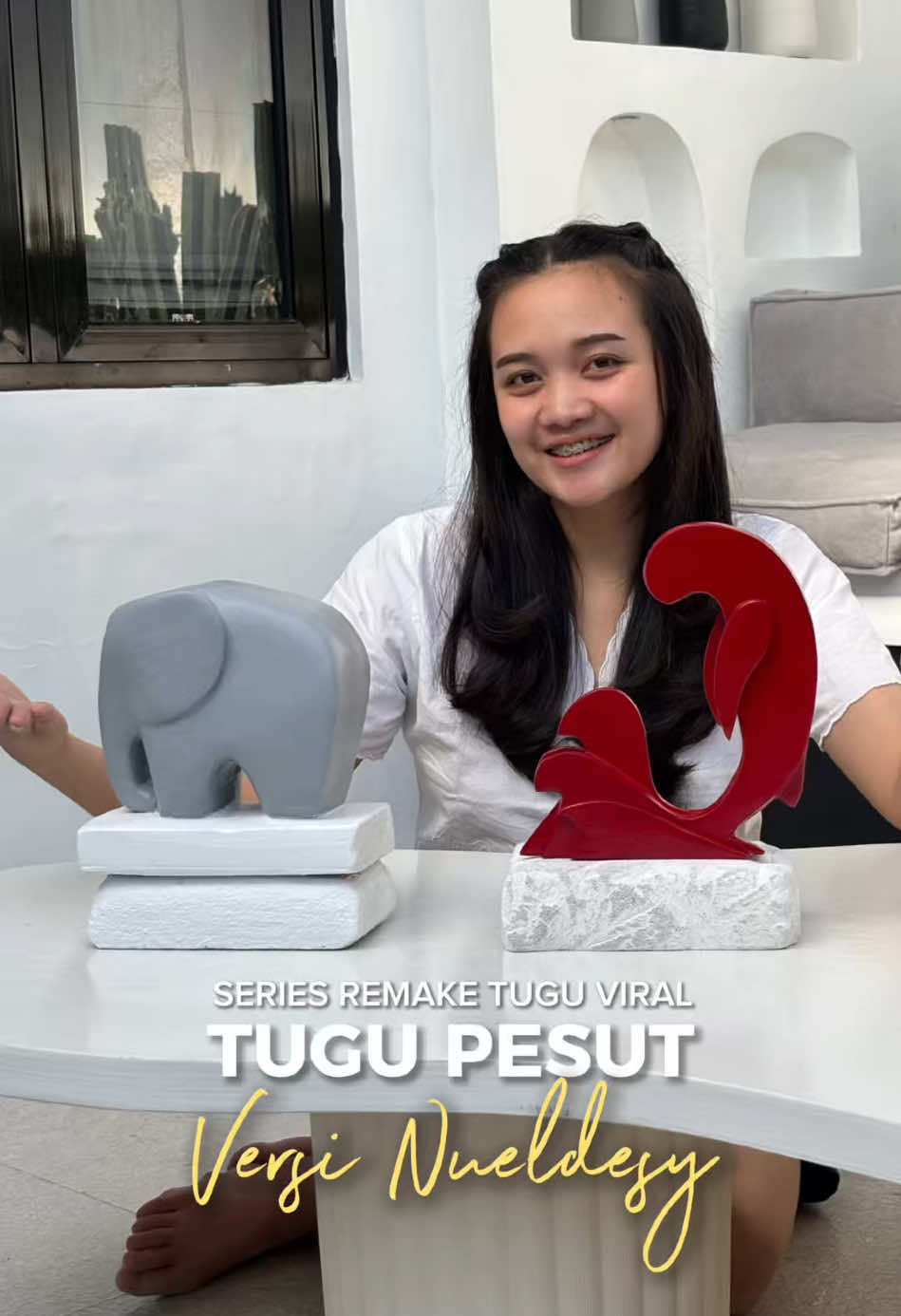 Part ke 2 bikin miniatur tugu viral giliran Tugu Pesut ala nueldesy 😍 Ternyata miniaturnya bisa dibuat dari triplek dan bata ringan bekas 🥰 Rating hasilnya dong ☺️ next masih ada tugu penyu sukabumi yang budgetnya 15M 🤭 tungguin terus yaaaa 😘