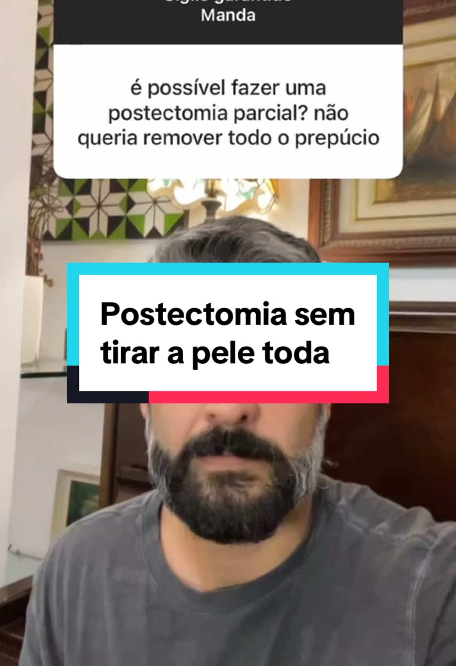 A postectomia é a cirurgia que retira a pele do prepúcio em excesso. Mas você sabe o porquê de tirar toda a pele, sem deixar um pedacinho cobrindo? Tem uma razão. Eu te explico… #urologia #medicina 