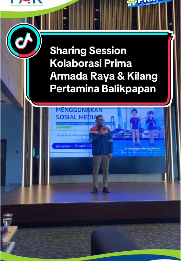 Bapak Esa Wisnu Prabowo, Direktur Utama Prima Armada Raya, berkunjung langsung ke PT Kilang Pertamina Balikpapan pada hari Sabtu, 26 April 2025. Kegiatan ini juga dihadiri oleh Bapak Bambang Harimurti selaku Direktur Utama PT Kilang Pertamina Balikpapan. Dalam kunjungan ini, beliau memberikan sosialisasi penting kepada para pengemudi tentang bagaimana bijak menggunakan media sosial di era digital saat ini. Semangat untuk terus membangun budaya positif, baik di jalan maupun di dunia maya! #PilihYangPRIMA #PastiPAR #AlwaysPrima #SelaluPrima #PARMemberOfPertamina