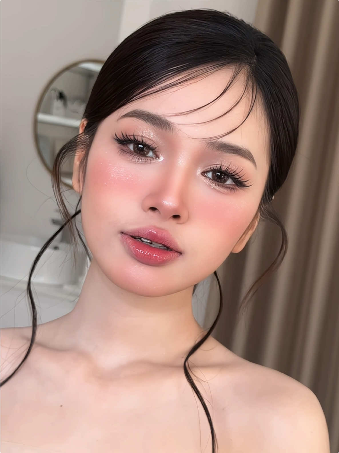 Tone make cho học viên iu 💕💕💕  #makeuptanphu #makeupsg #makeupcodau