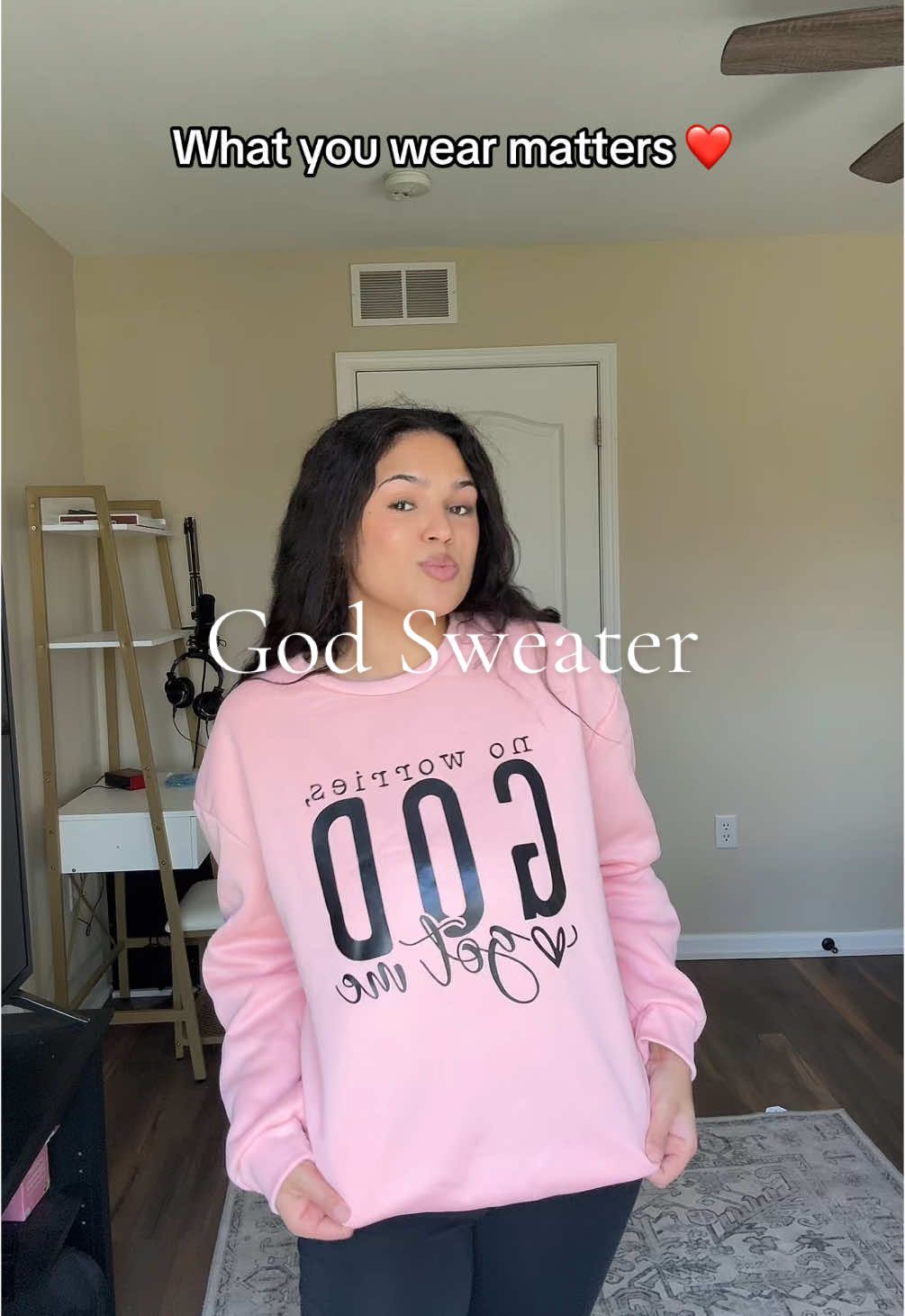 I love this sweater so much! #christiantok #christianity #sweater #faith #godisgood 