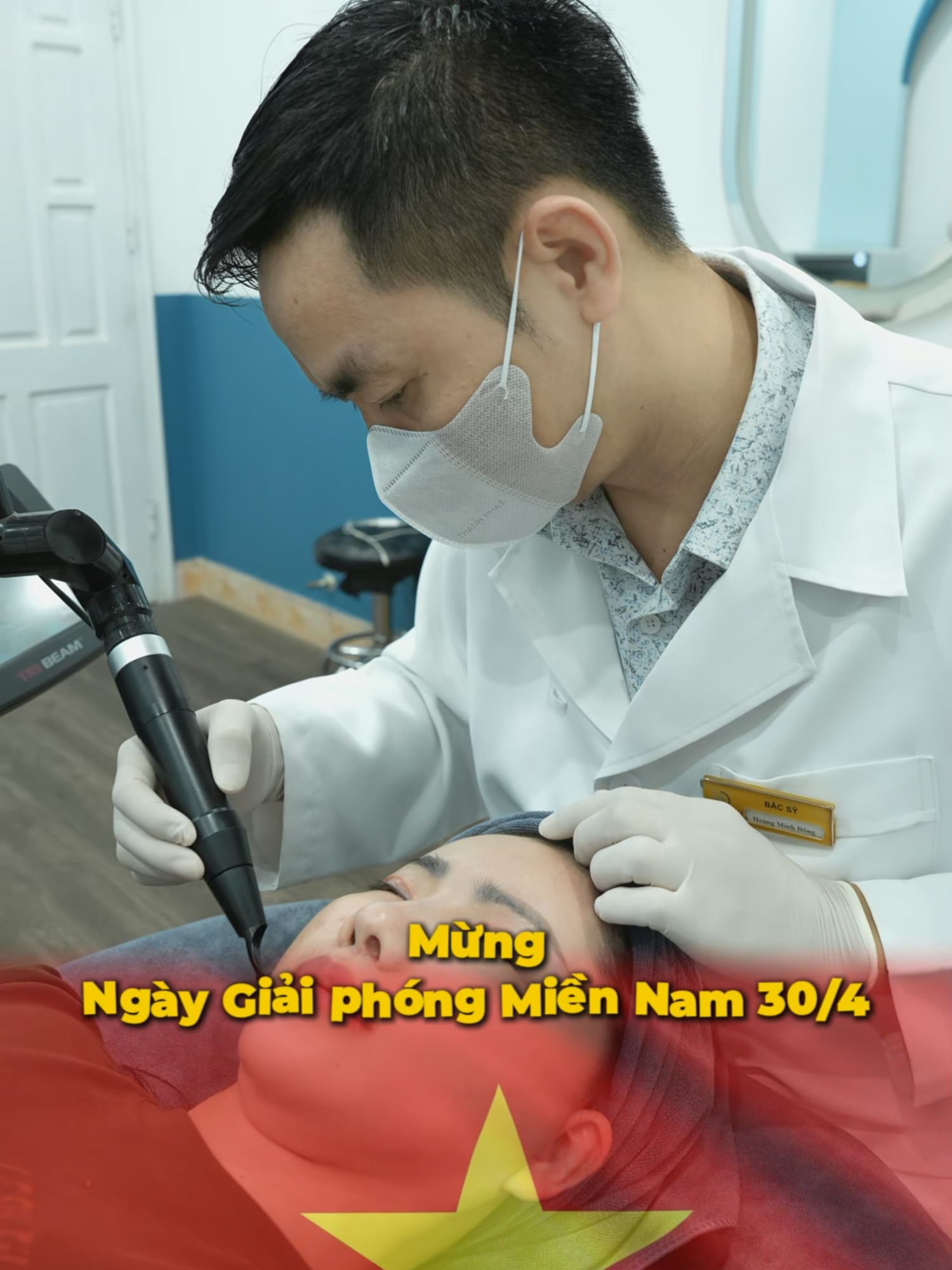 Lao động là cống hiến cho Tổ Quốc #hoangdongclinic #thammy #bacsydong #chaomung30_4 #yeutoquoc #vietnam #xuhuong