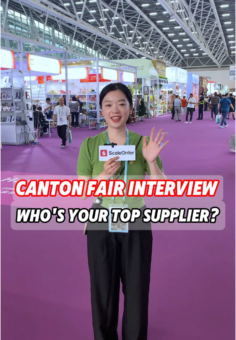 We hit the Canton Fair and interviewed our real client friend🥰🏆| Hear why he trusts ScaleOrder!#cantonfair#interview #supplier#b2b#dropshipping2025 #dropshippingtips #guangzhou 