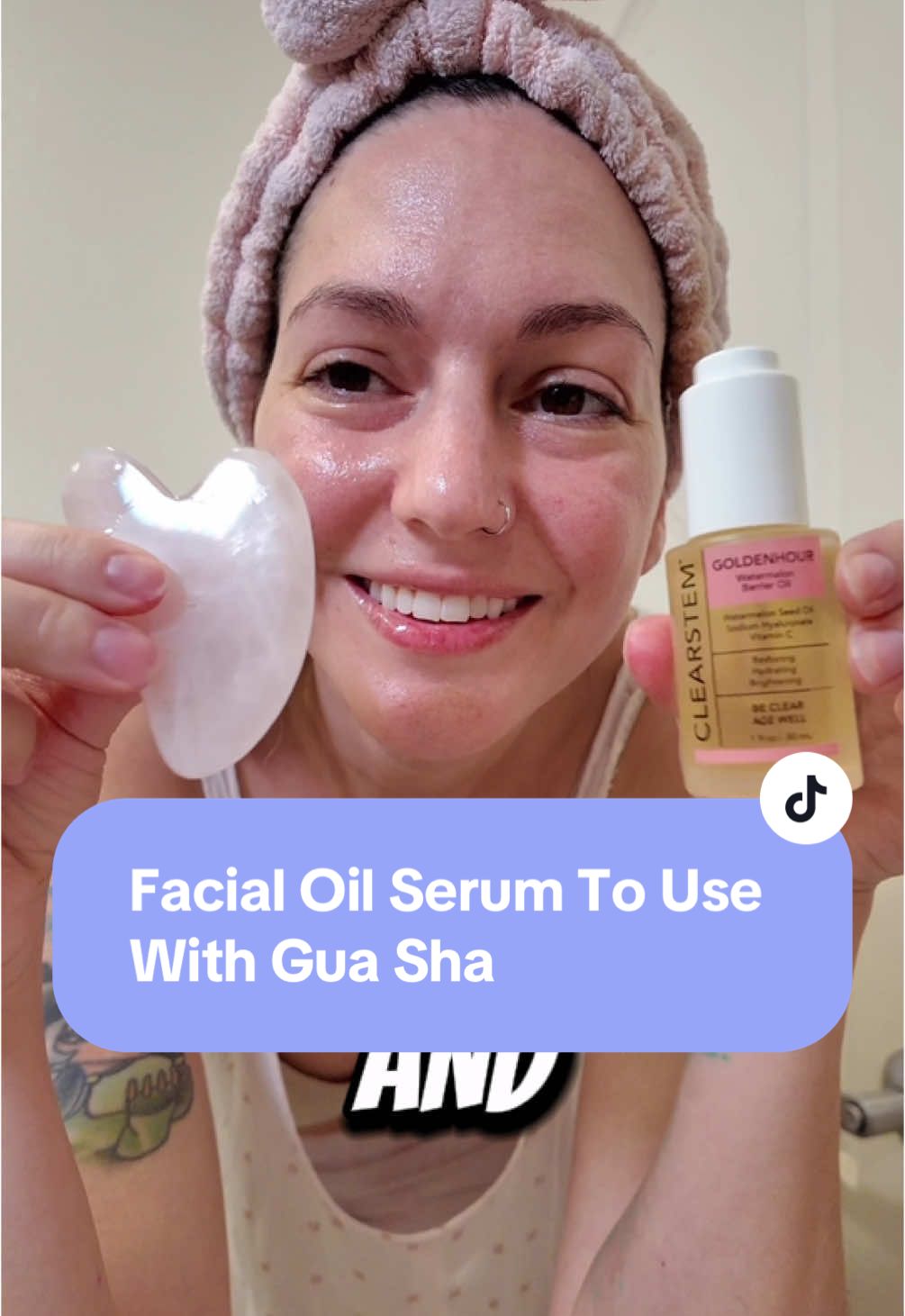 This watermelon facial oil smells amazing and is great to use with Gua Sha! #tiktokshopmothersday #tiktokshopmemorialday #ifyouknowyouknow #tiktokshoprestock #guasha #facialoilforguasha #facialoil #clearstem #watermelonbarrieroil @CLEARSTEM Skincare 