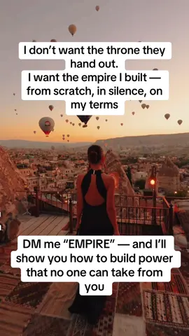 I don’t want the throne they hand out. I want the empire I built — from scratch, in silence, on my terms. No boss. No blueprint. Just belief and digital income that moves when I do. This isn’t hustle. It’s ownership. If you’re done asking for seats at tables you could build yourself, comment 