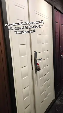 Pintu Buka Dua Besar Kecil, Nih Seperti Ini Model & Tampilannya.!! #pinturumah 