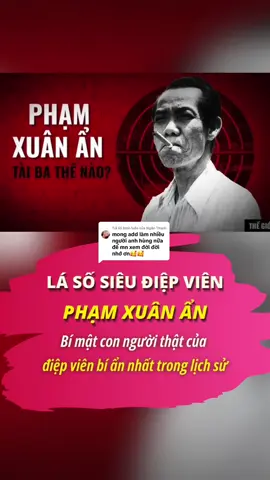 Trả lời @Ngân Thanh lá số bác Phạm Xuân Ẩn #ungdungthansohoc #thansohoc #vanmenh #numerology #phamxuanan #giaiphongmiennam #lunatsh #history #lichsu #diepvien 