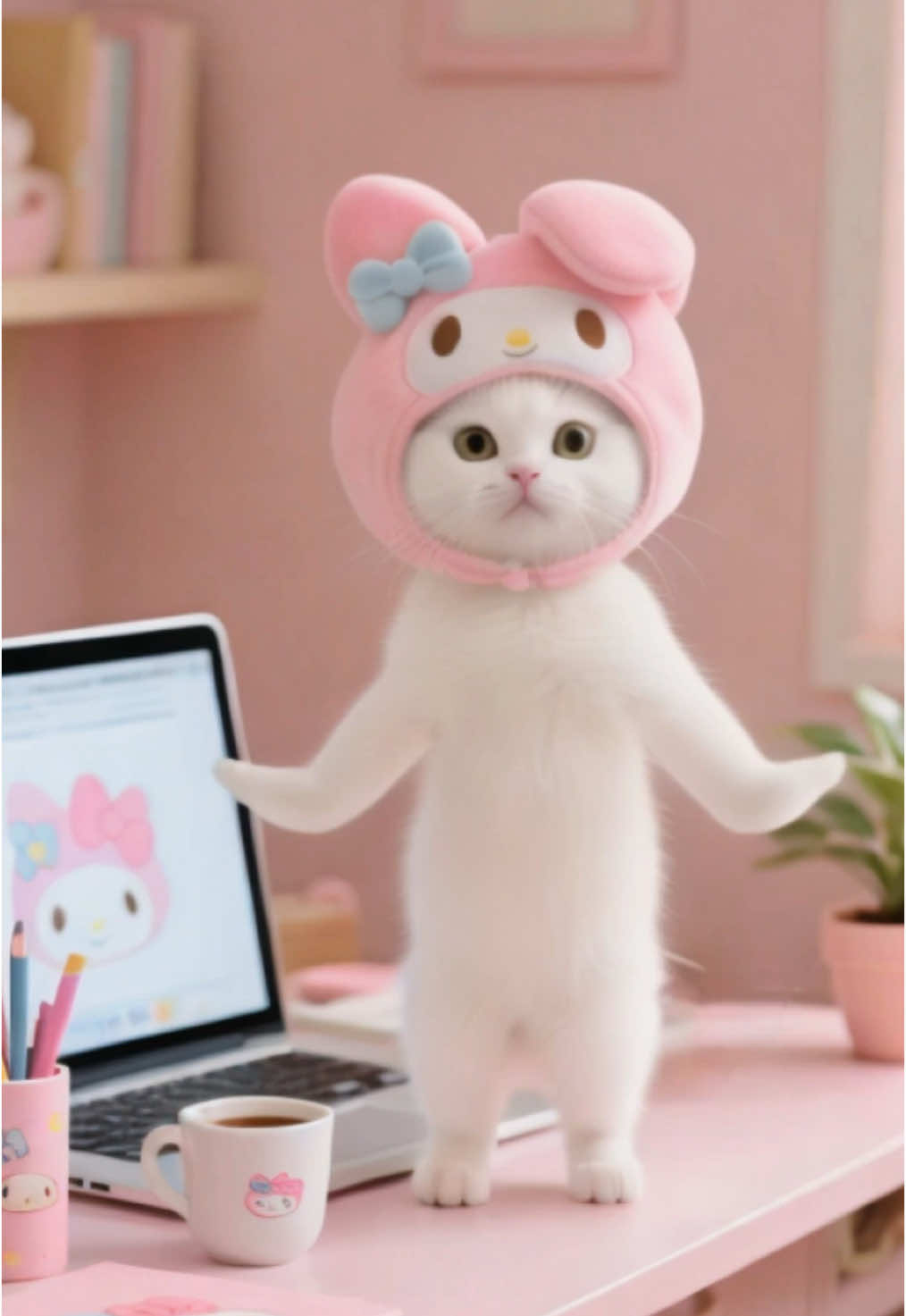 #cat #dance #mymelody #trending #cute 