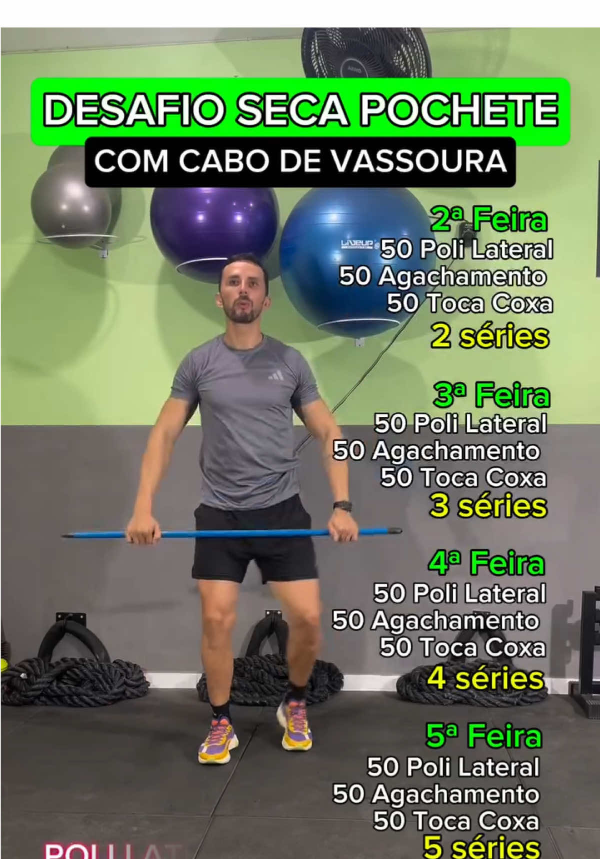 DESAFIO SECA POCHETE COM CABO DE VASSOURA !!!