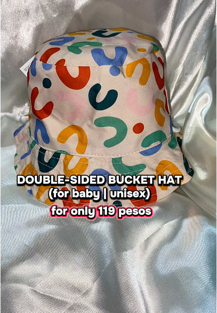 cute bucket hat for baby perfect this summer. #hat #summerhat #koreanhat #hatforbaby #aesthetic #doublesidedhat #affordable 