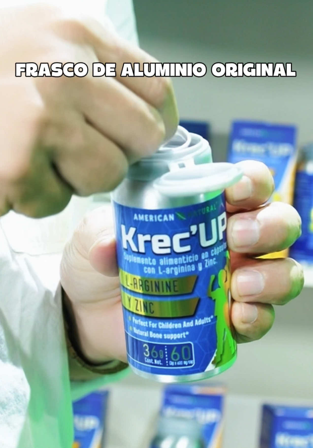 FRASCO ALUMINIO ORIGINAL KRECUP  #evitafalsificaciones #AluminioOriginal 