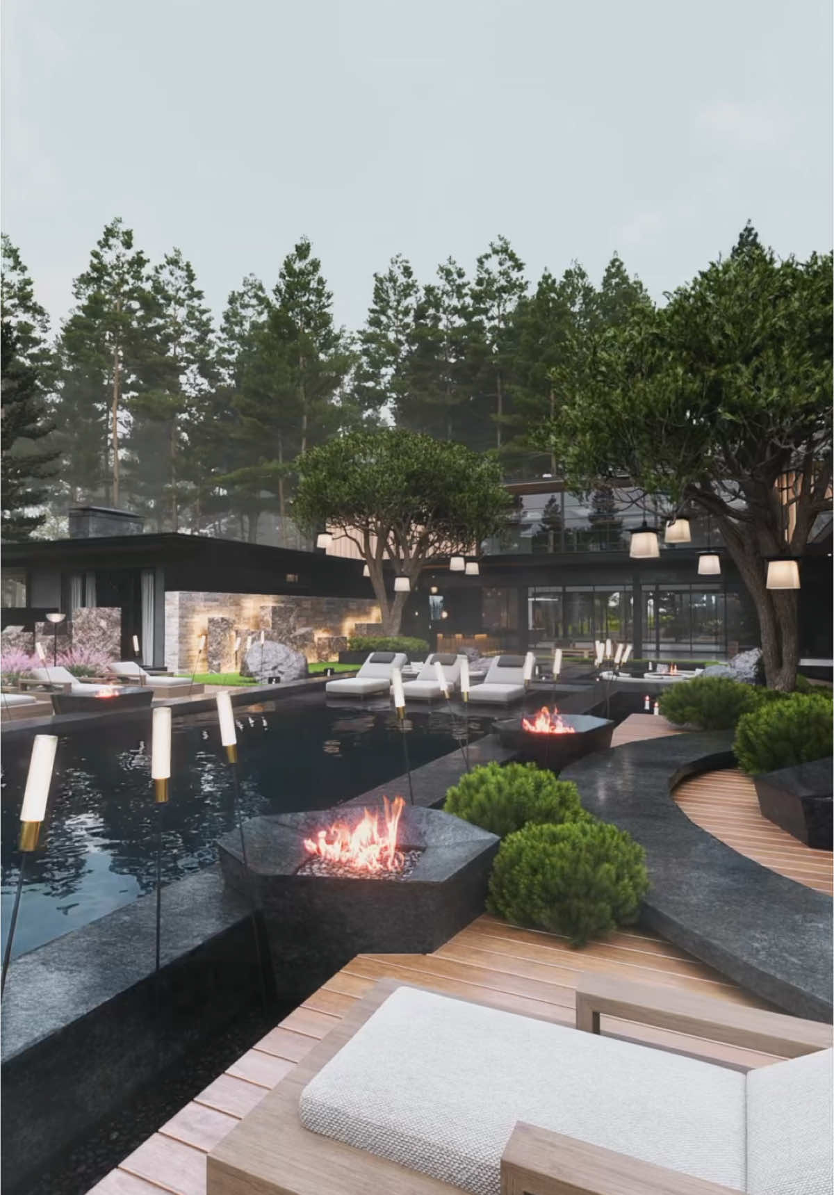 Some moments deserve your full attention. 👀 This is the kind of space that invites presence—unplugged, elevated, unforgettable. 🙌🏼 #luxuryoutdoorliving #landscapedesign #backyardinspo #dreamhome #backyardgoals 