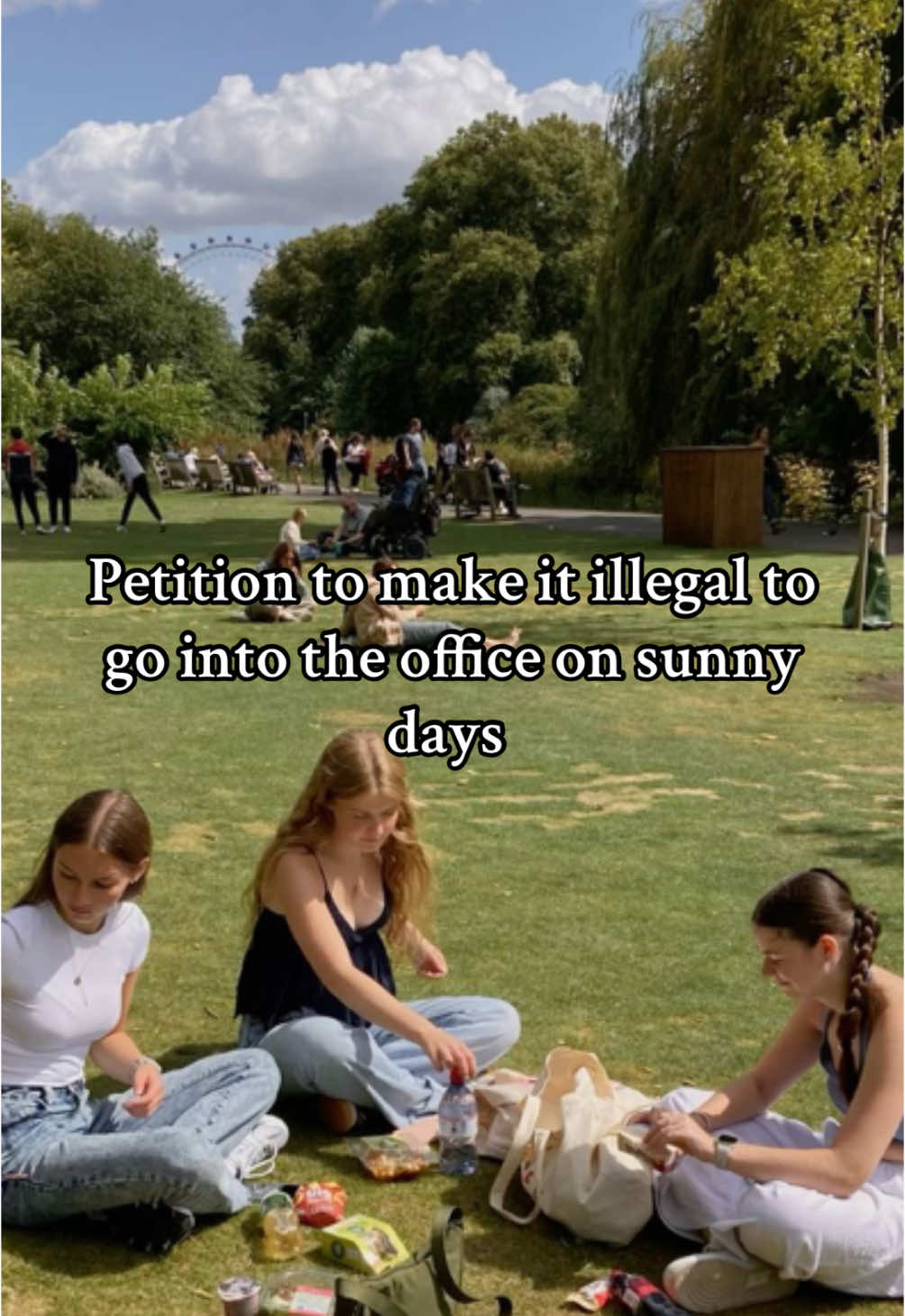 We only get a handful of hot sunny days in England so going into the cold dark office should be illegal imo.  #britishsummer #britishsummertime #Summer #england #ukculture #britishculture #britishbeach 
