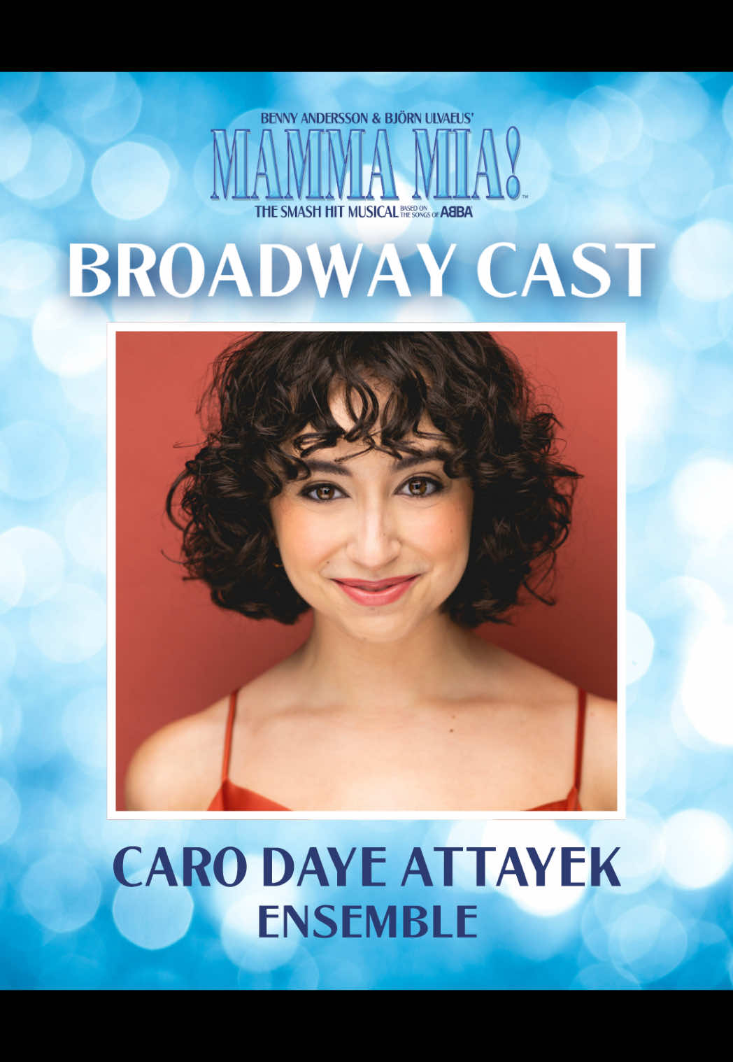 BROADWAY DEBUT!!!!! In MAMMA MIA AT THE WINTER GARDEN!!!! dreams are coming true!!!! performances start august 2nd y’all better be there!!! 🪩🇬🇷🩵🏝️😭🥳 • #broadway #bway #broadwaydebut #theatre #mammamia #abba #mammamiabway #mammamiamovie #dancingqueen #theatretok #fyp #disco 