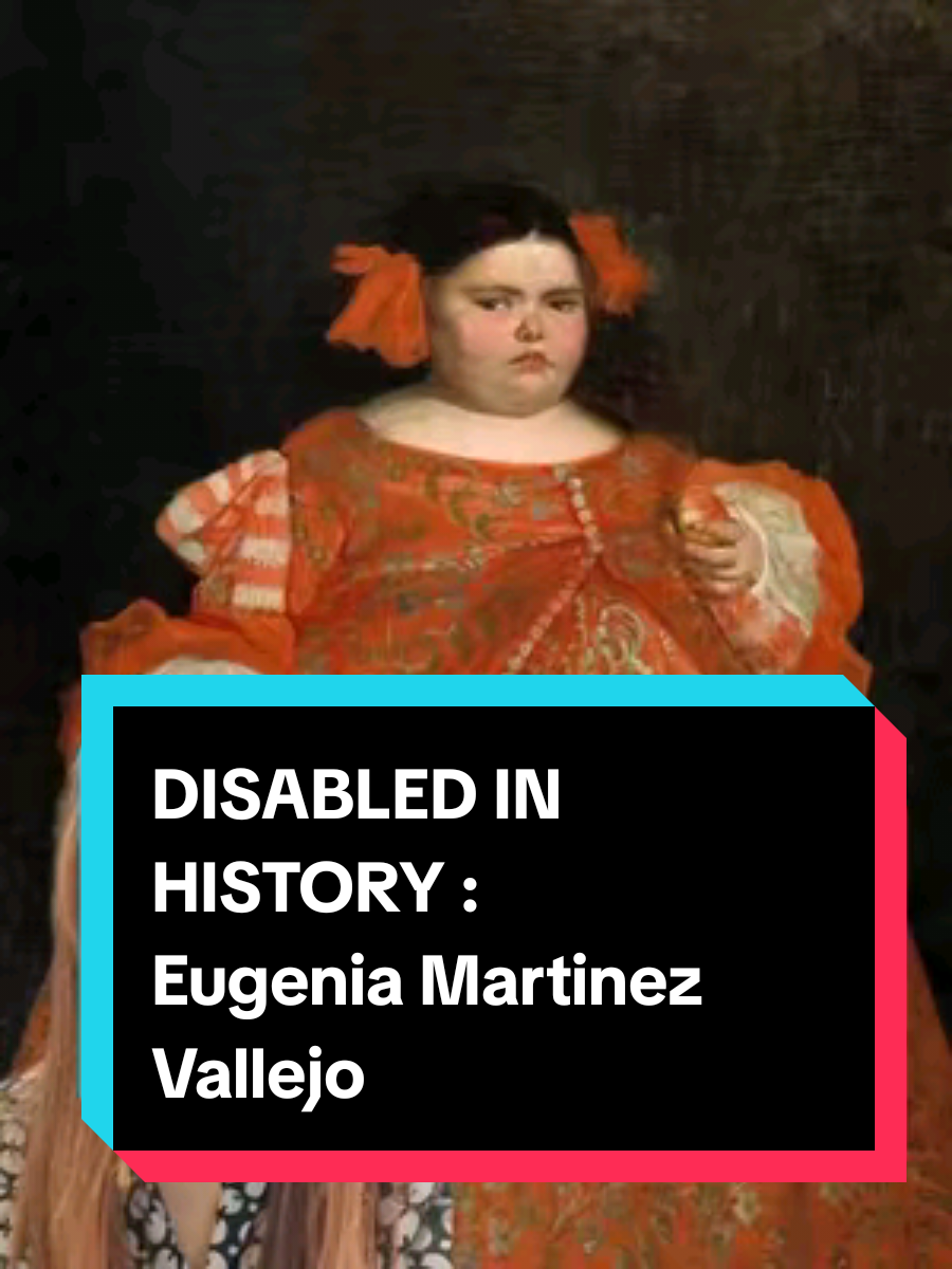 (17th century) Disabled in History: Eugenia Martinez Vallejo - suspected Prader-Willi Syndrome. A court jester hired to be gawked and laughed at by Charles II of Spain #history #eugeniamartinezvallejo #charlesiiofspain #historytok 
