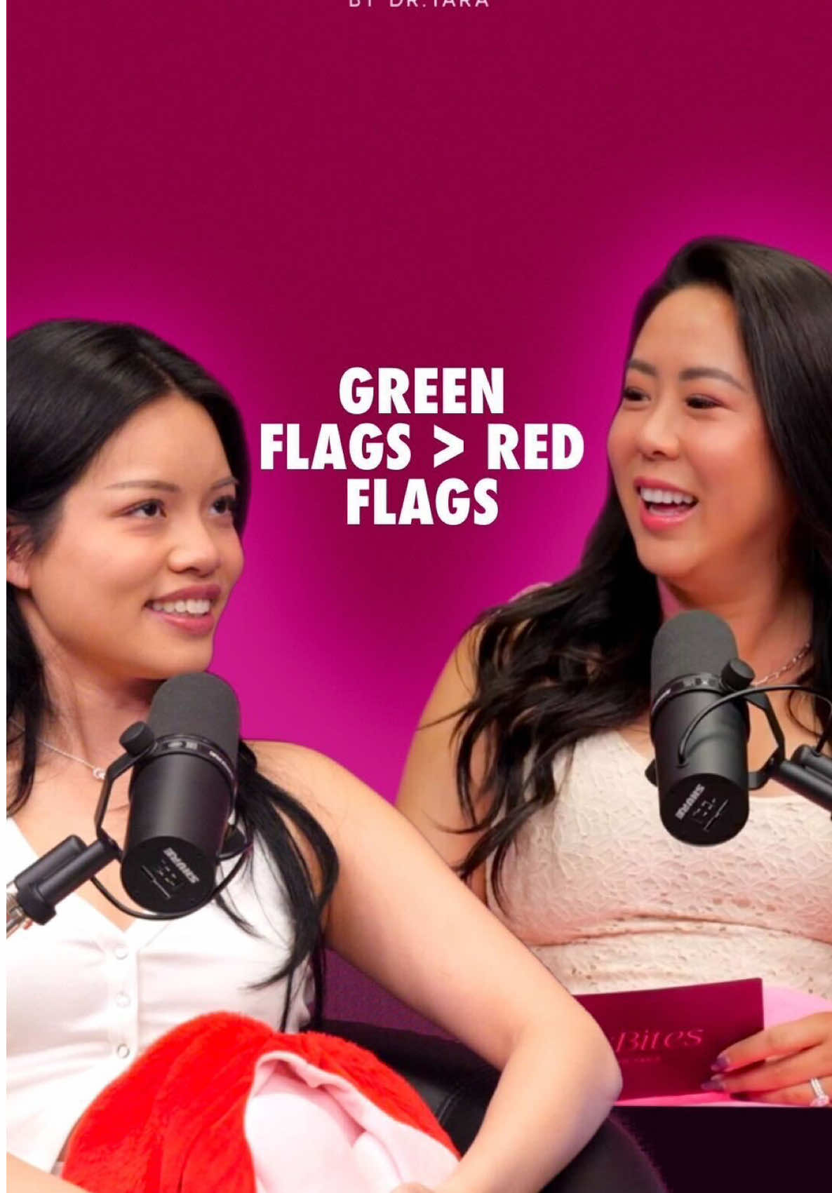 Green flags, our biggest icks, and modern dating. Let’s talk about them and more in my new podcast episode with the internet’s big sister @_viluong !❤️‍🔥✨🎧 #drtara #couples #relationships #iphone #apple 