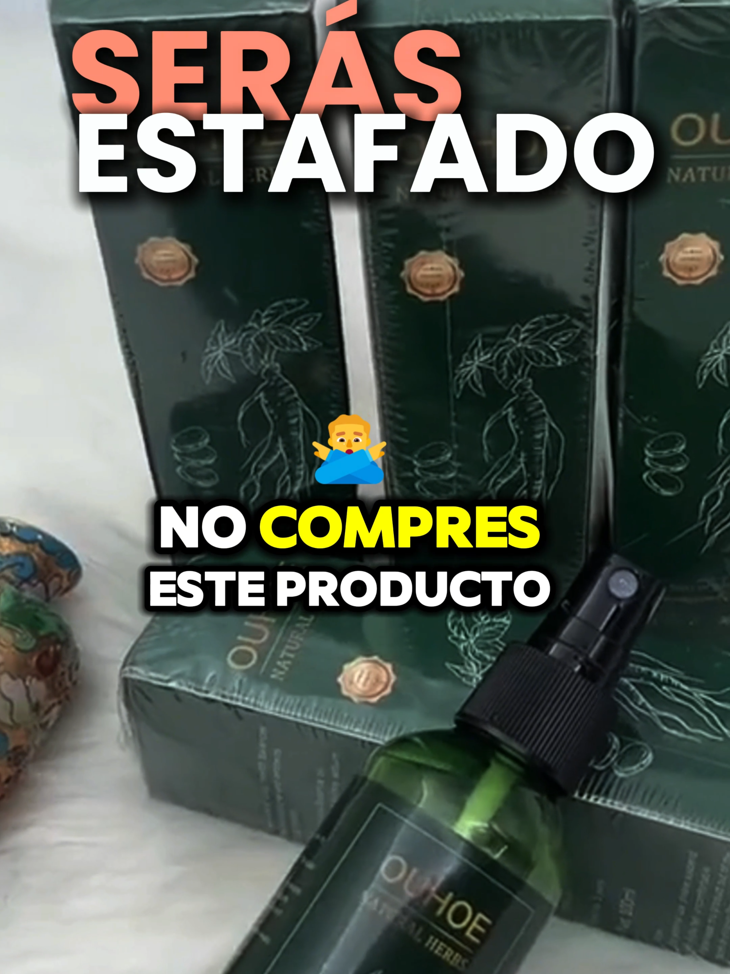 El verdadero elixir lo tenemos nosotros! 😊 Ten cuidado!💀 Detén la caída y estimula el recrecimiento del cabello!🤗 Comprobado por miles de clientes!✨ #ouhoe #cabellosano #perdidadecabello #perdidacapilar #caidadecabello😢 #productosnaturales #productosviralesdetiktok