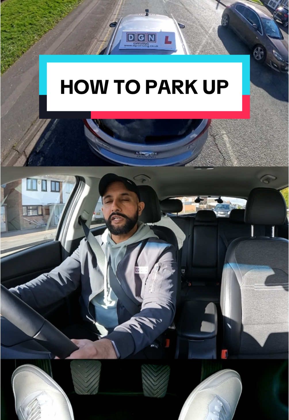 WHEN THE EXAMINER ASKS YOU TO PARK UP SAFELY 