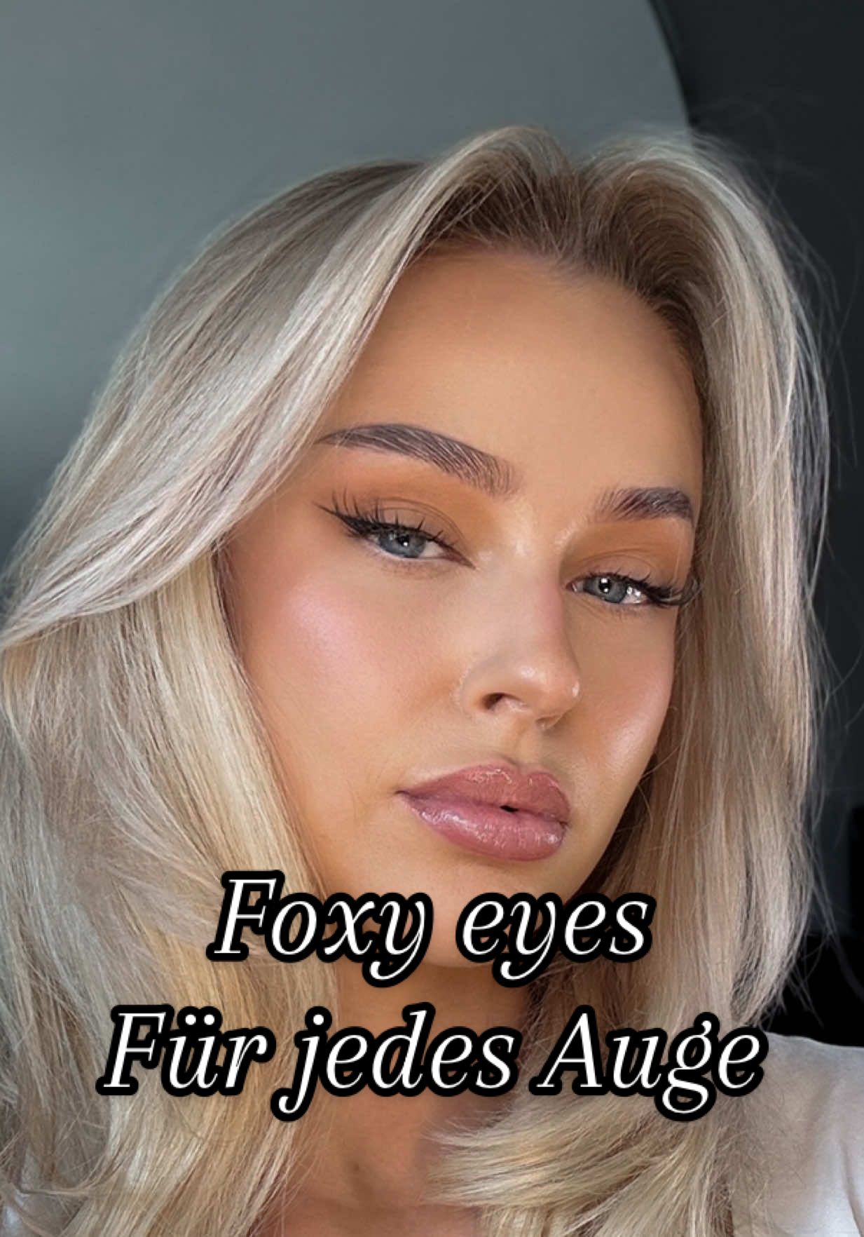 Mein Secret für foxy eyes an jeder Augenform 💗 #foxyeyes #foxyeyetutorial #foxyeyeliner #makeupartist #mua #bridalmakeupartist #fypツ 