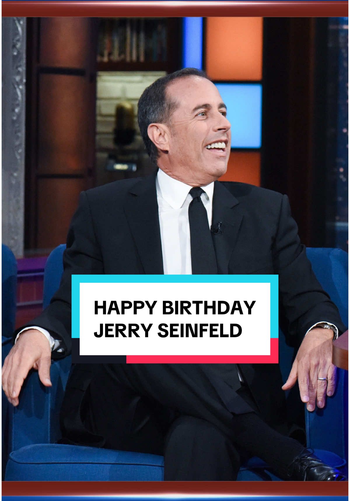 TY 4 being born 2day Jerry Seinfeld! Ok g2g!  #Colbert #HBD #Seinfeld