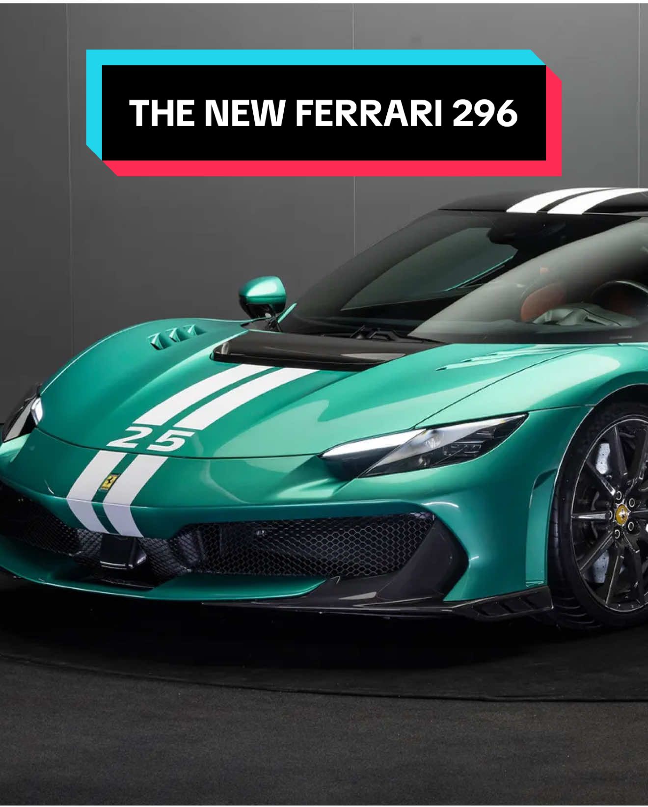 The 296 but with more “oomph”. Ferrari continue the trend of introducing a hardcore version of their mid engined cars