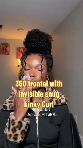 I love my wig in a bun 🤭@Ashimary Hair Beauty Invisi Strap Snug Fit 360 Lace Frontal Kinky Curly 20”, Use My Code Get Extra 20% Off: TTAH20 #360wig #wiginstall #bunhairstyle #ashimaryhair #ashimaryinvisistrapwig 