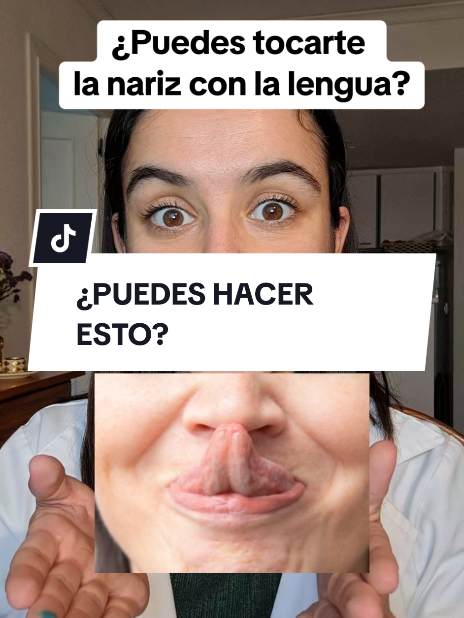 ¿Puedes tocarte la nariz con la lengua? 🤔 teo veo en el dúooooo 💖 Ig: martaneurologopeda #parati #trend #dúo #lengua #frenillolingual #viral #curiosidad #logopeda #músculo #neurologopeda #hospital 