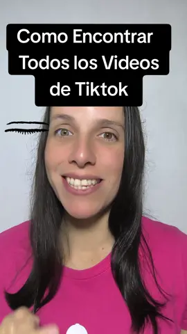 Cómo encontrar todos los vídeos de tiktok #AprendeConTikTok #telefono #celular #hacks #aplicaciones #emprenderentiktok 