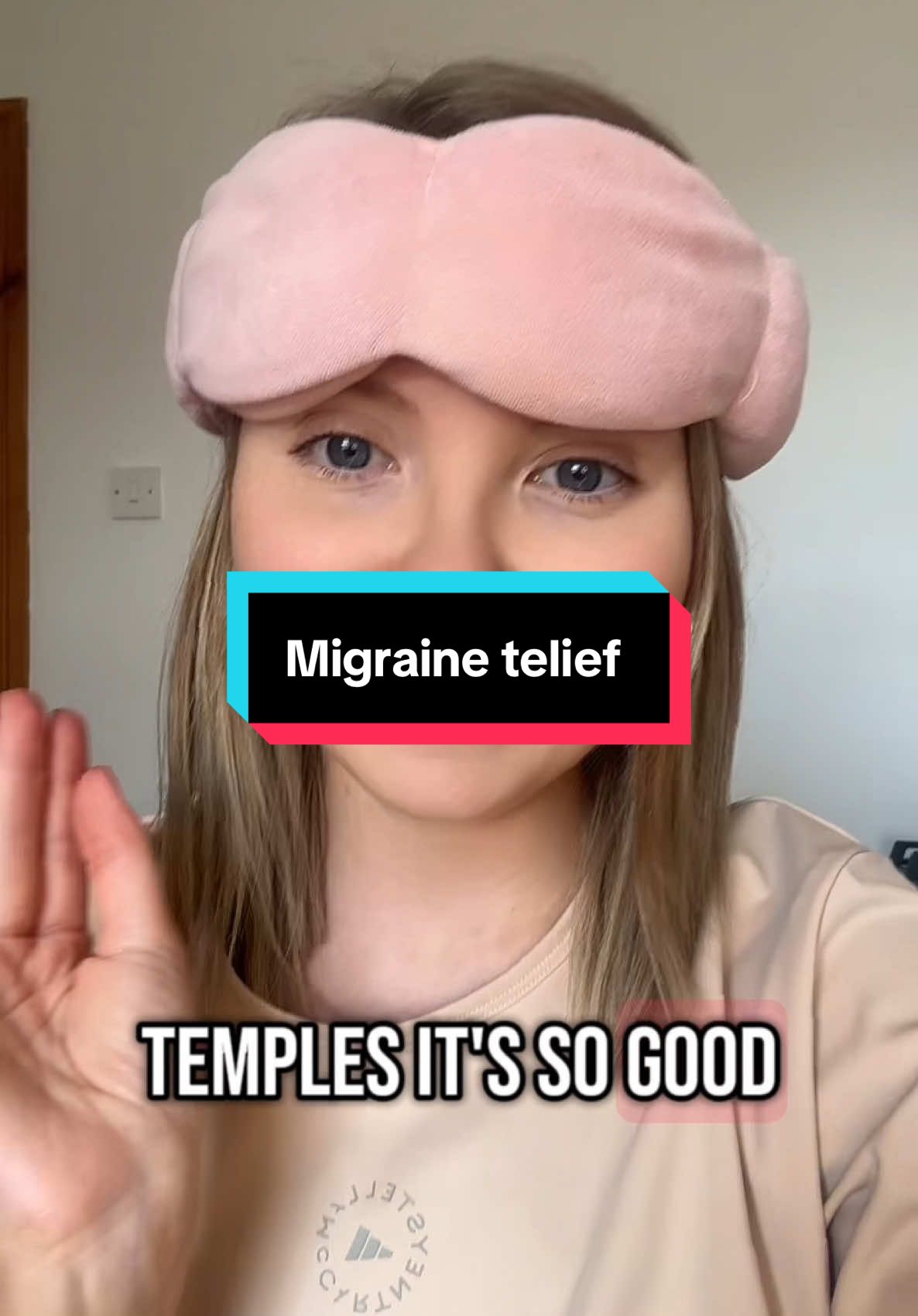 I love this so much, have had mine for years!!  #nodpod #chronicmigraine #headache #migraines #eyemask #relief #chronicpain 