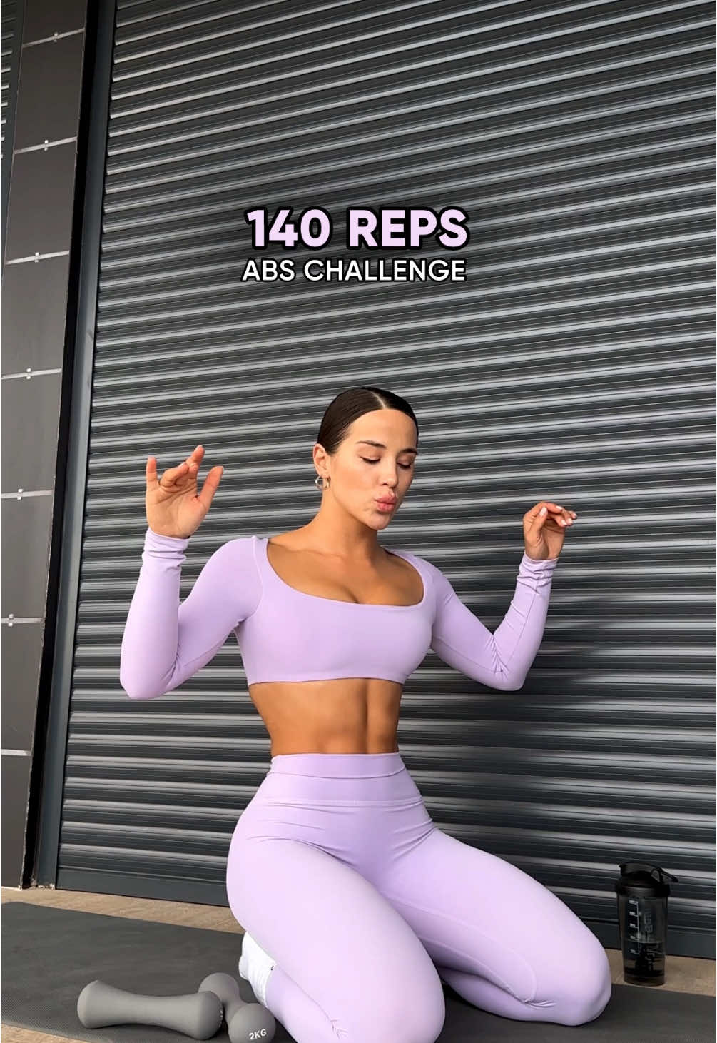 140 Reps Abs Challenge Beginner? Skip the weight. Beast mode? Grab 1–3 kg like I do Ready for more? It’s all inside my app — workouts, meals, support #absworkout #coreworkout #sixpack #homeworkout #fitnessmotivation #workoutchallenge #flatstomach #fitgirls #bodygoals #strongcore