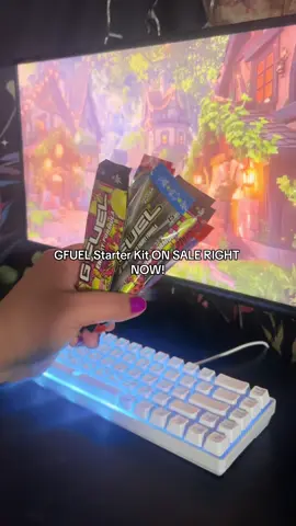 only $14.99?? ANDDD you might get a $6 off coupon when you click the orange cart?? That’s $8.99 total for the entire kit PLUS FREE SHIPPING!! purchase one now, don’t miss out on this SALE!! #gfuel #kamehameha #lychee #strawberry #starterkit #tiktokshop #GamingSetup #pcgaming #GamerGirl #overwatch #overwatch2 #ow2 #cod #Valorant #nba2k #schedule1 #marvelrivals #repo #hsr #wuwa #dontletthisflop #blowthisup #energydrinks #gamertok #fyp #miku #jynxziclips #rainbowsixsiege #faze #fazerug #ghostenergy #redbull #monsterenergy #prime 