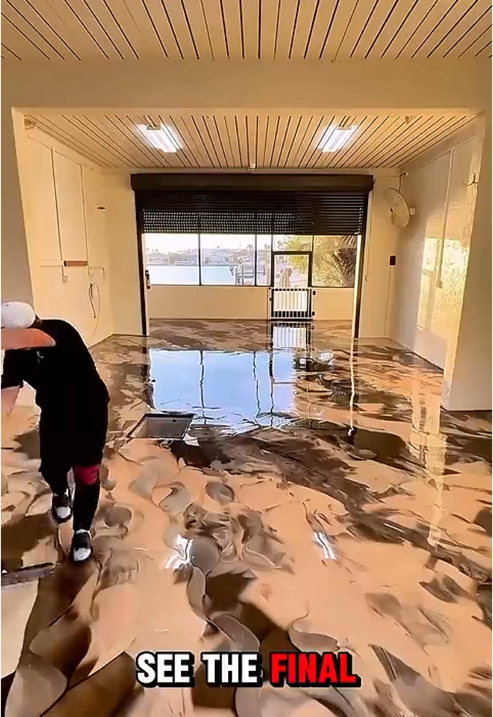 Beautiful Epoxy Floor Painting🤯 #usa_tiktok #foryoupage #viral #foryou 
