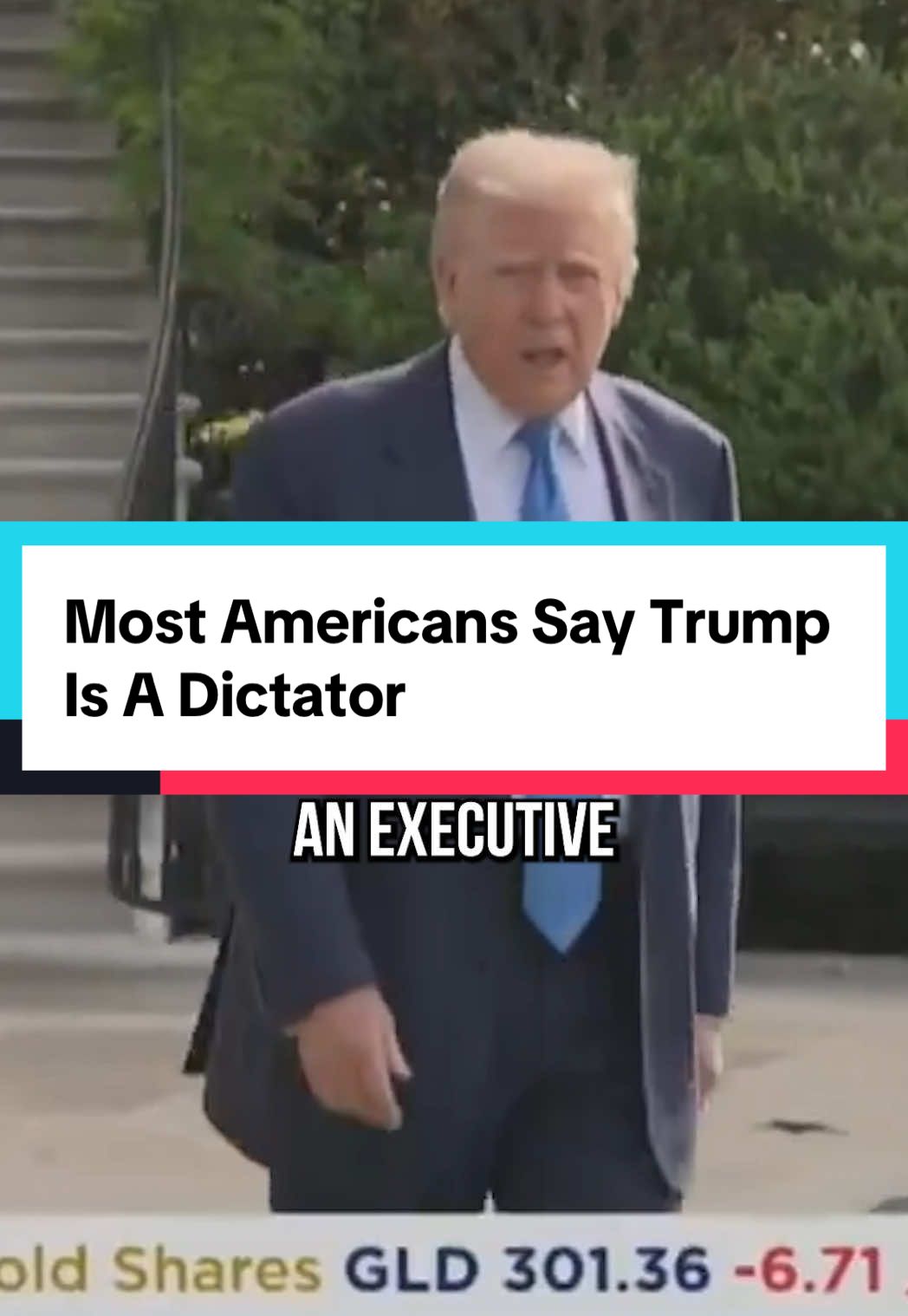 Most Americans Say Trump Is A Dictator #usa #america  Most Americans say Trump is a dangerous dictator who needs to be stopped, according to a new poll. This poll from the non-partisan Public Religion Research Institute found that - quote “Most Americans view Trump in dictatorial terms, and most Americans are concerned that American democracy is on the line”. This comes as Trump is arresting judges, warning other judges that they are “coming for them”, and now the White House won’t rule out arresting Supreme Court justices. Trump is still ignoring an order from the Supreme Court as Kilmar Abrego Garcia still has not been brought home. Trump also signed an executive order having the DOJ investigate ActBlue to find evidence of any kind of crime so they can dismantle democratic fundraising. And while 52% of America thinks Trump is a dictator, a concerning 81% of Republicans believe that Trump should be given the power he needs “to restore America’s greatness”. Trump’s approval rating is now 39%, a record breaking worst for a President only 100 days in - He beat his own record from 2017. And on top of that, 45% of Americans gave him a F for his first 100 days.