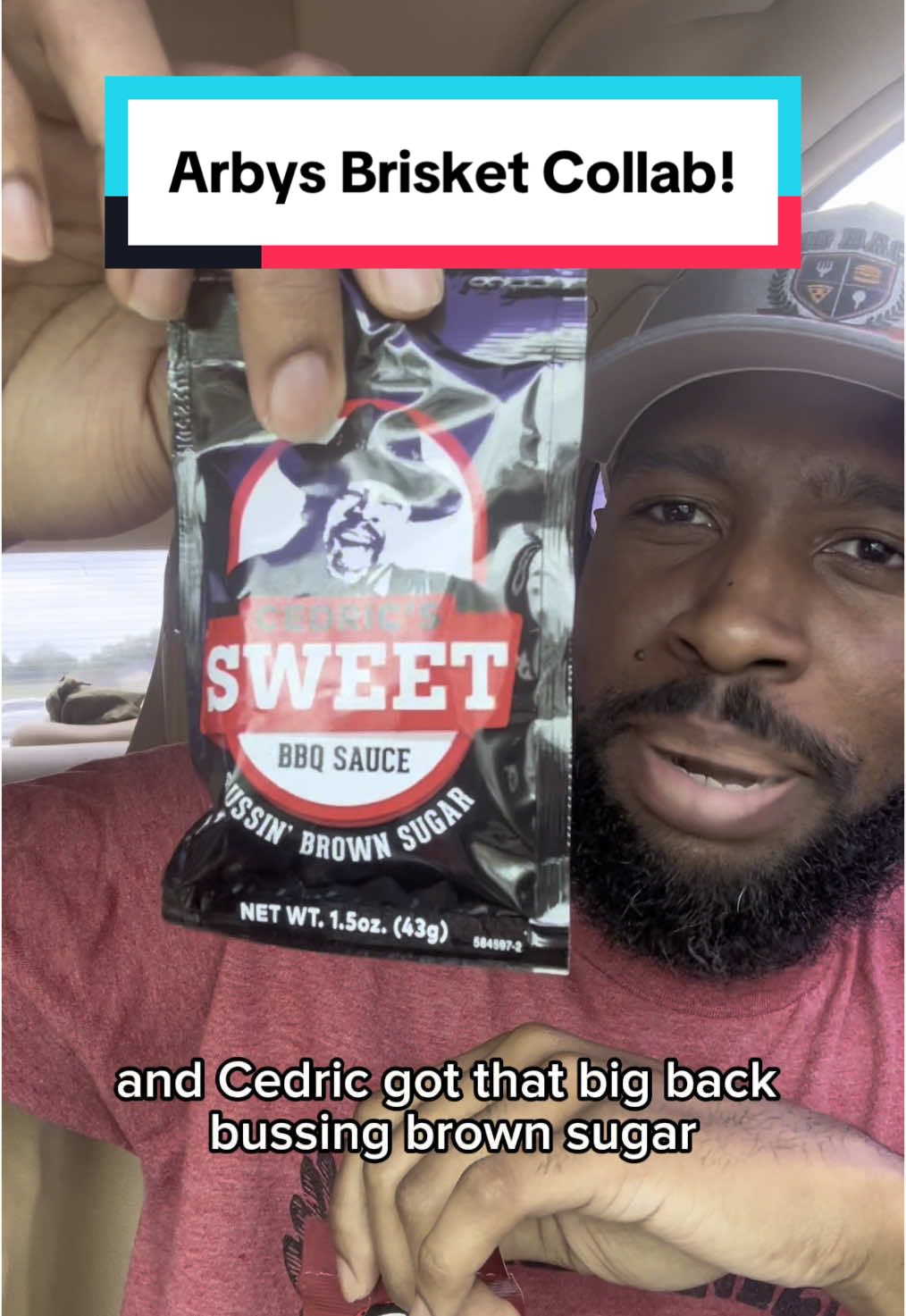 Arby’s 1/4 lb Brisket with AC’s bbq sauce. Let’s see if Anthony Anderson and Cedric the Entertainer Invited to the cookout #bigback #foodtiktok #foodreview #mukbang #Foodie #arbys #bbqtiktok 