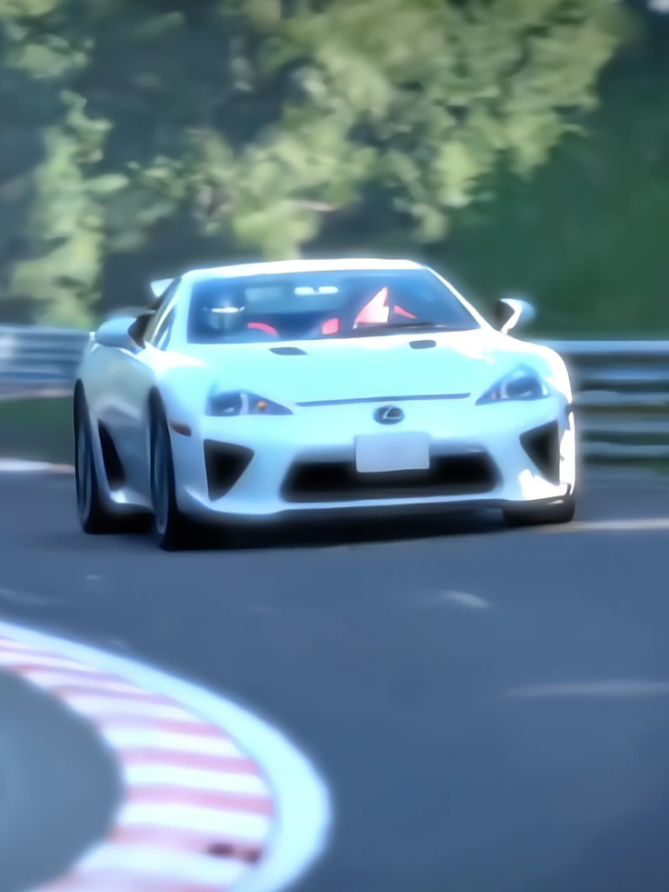 Lexus LFA,one of the best sounding cars in this game in my opinion  #carsofttiktok #fyp #lexus #lexuslfa #granturismo7 #cartok #nurburgring 